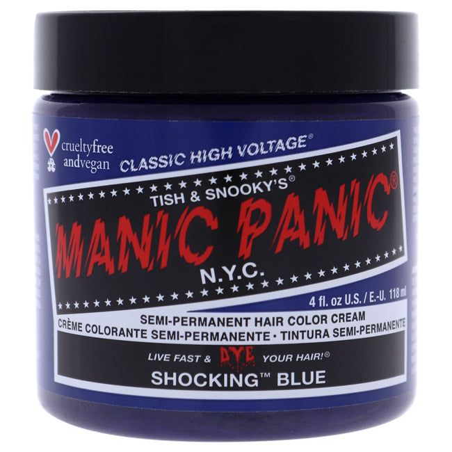 Manic Panic High Voltage Classic Semi-Permanent Hair Colour 118ml - Shocking Blue