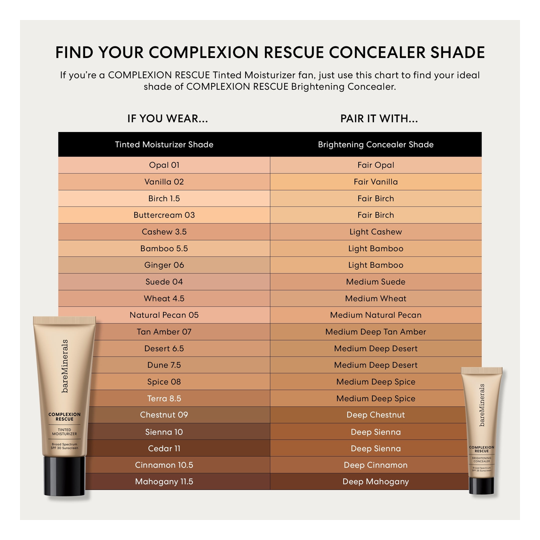 bareMinerals Complexion Rescue Brightening Concealer SPF25 - 10ml / Medium Natural Pecan