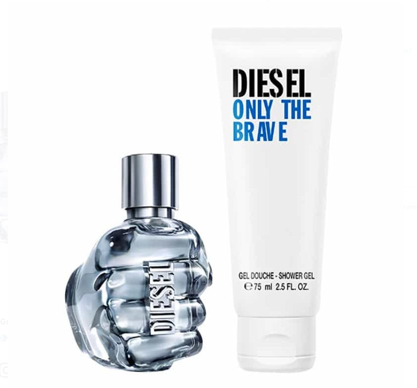 Diesel Only The Brave Gift Set 50ml EDT + 100ml Shower Gel