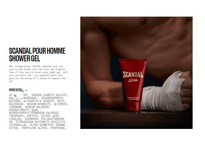 Jean Paul Gaultier Scandal Pour Homme Shower Gel 150ml