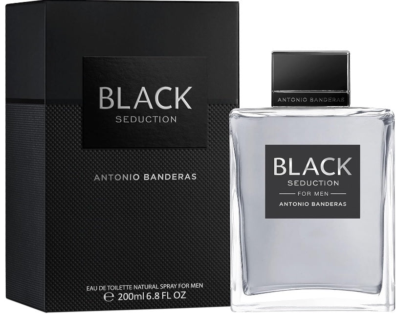 Antonio Banderas Seduction In Black Eau de Toilette 200ml Spray