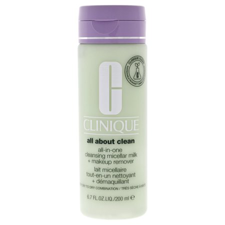 Clinique All About Clean All-In-One Cleansing Micellar Milk + Makeup Remover 200ml - Very Dry To Dry Combination Skin