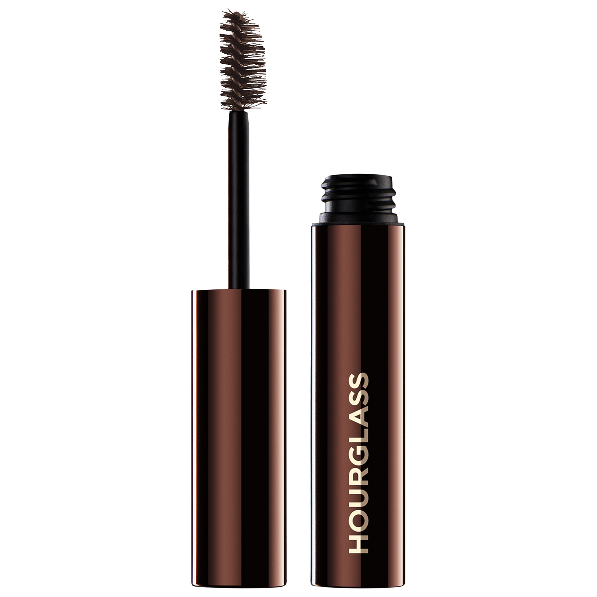 Hourglass Arch Brow Volumising Fiber Gel, Dark Brunette