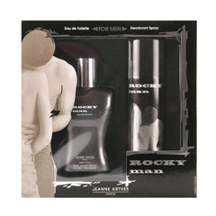Jeanne Arthes Rocky Man Gift Set 100ml EDT + 200ml Deodorant Spray