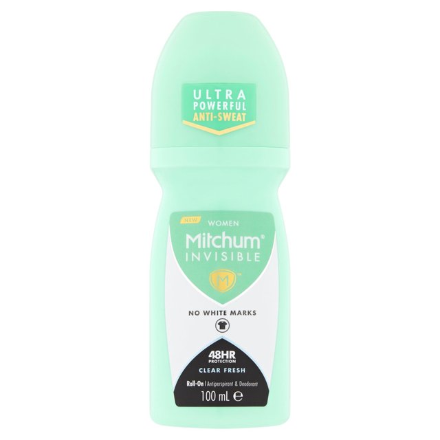 Mitchum Women Invisible Clear Fresh Roll On 100ml