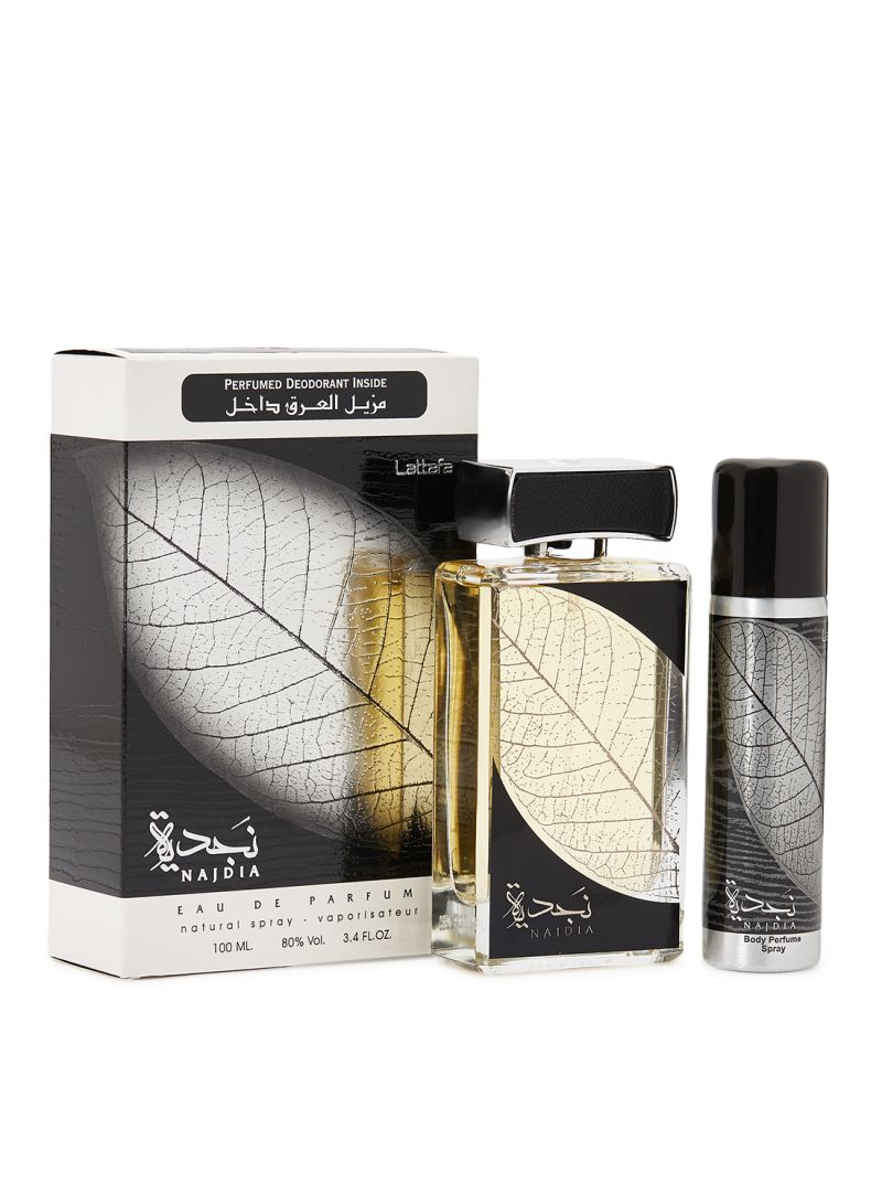 Lattafa Perfumes Najdia Gift Set 100ml EDP + 50ml Deodorant Spray