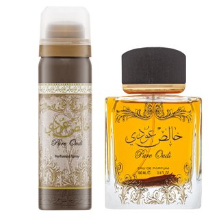 Lattafa Perfumes Pure Oudi Gift Set 100ml EDP + 50ml Deodorant Spray