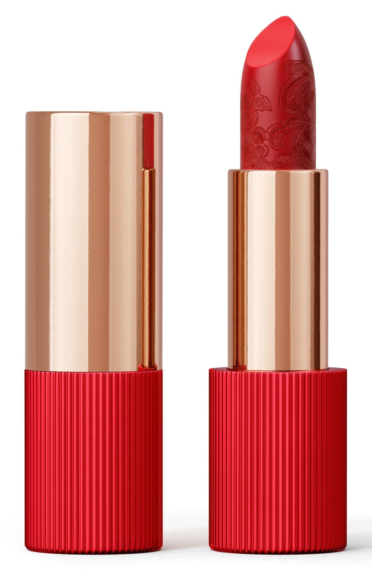 La Perla Matte Silk Lipstick - #105 - Poppy Red - 3.5g