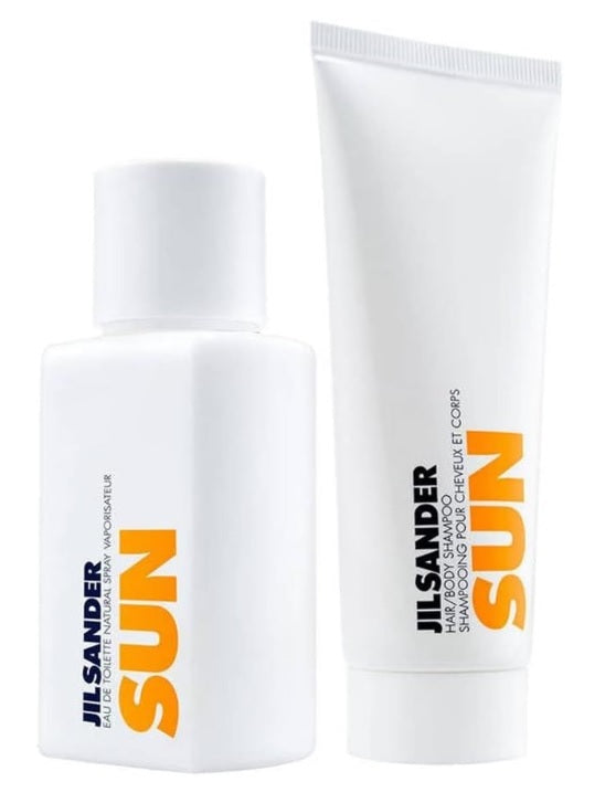 Jil Sander Sun Gift Set 75ml EDT + 75ml Hair & Body Shampoo