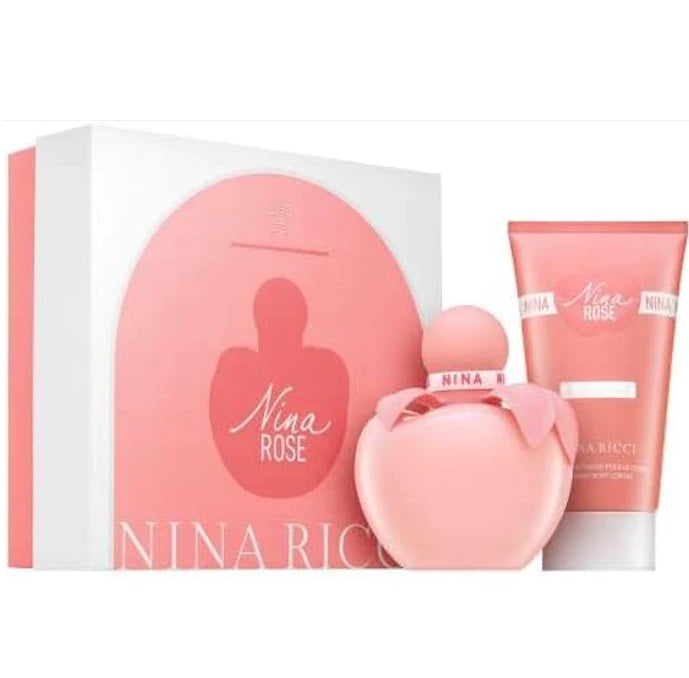 Nina Ricci Nina Rose Gift Set 50ml EDT + 75ml Body Lotion