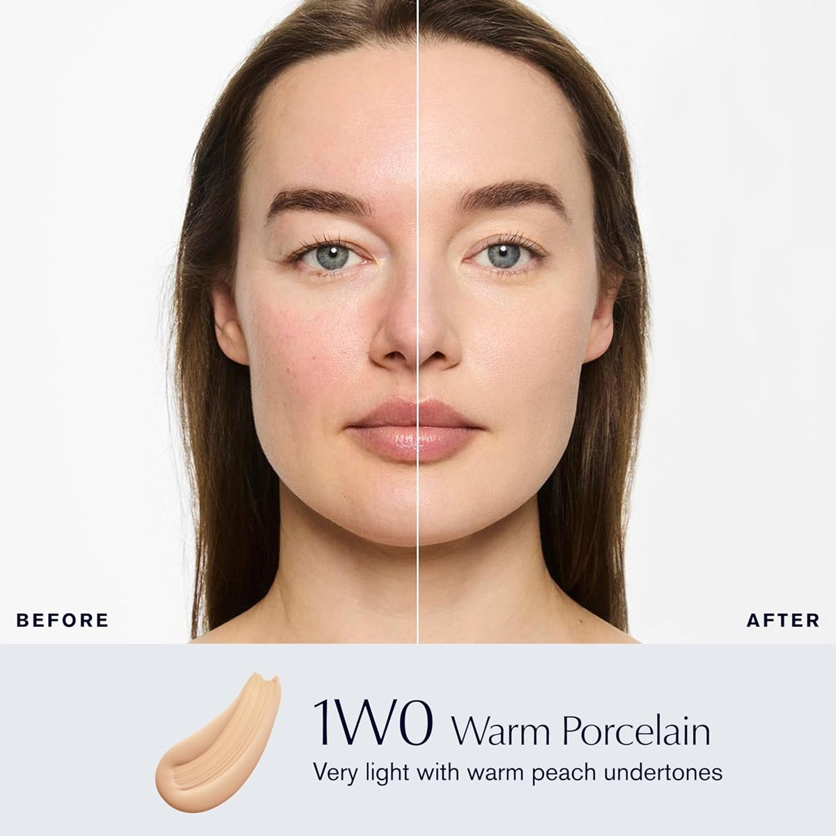 Estée Lauder Double Wear Longwear Matte Foundation SPF 10, 1W0 Warm Porcelain