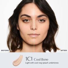 Estée Lauder Double Wear Longwear Matte Foundation SPF 10, 1C1 Cool Bone