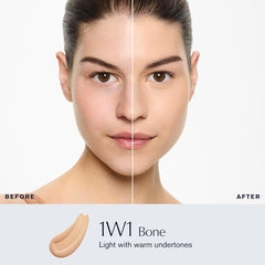 Estée Lauder Double Wear Longwear Matte Foundation SPF 10, 1W1 Bone