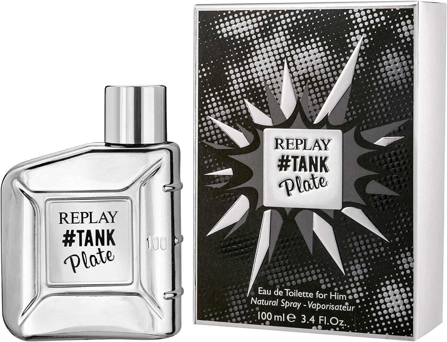 Replay #Tank Plate for Him Eau de Toilette 100ml Spray