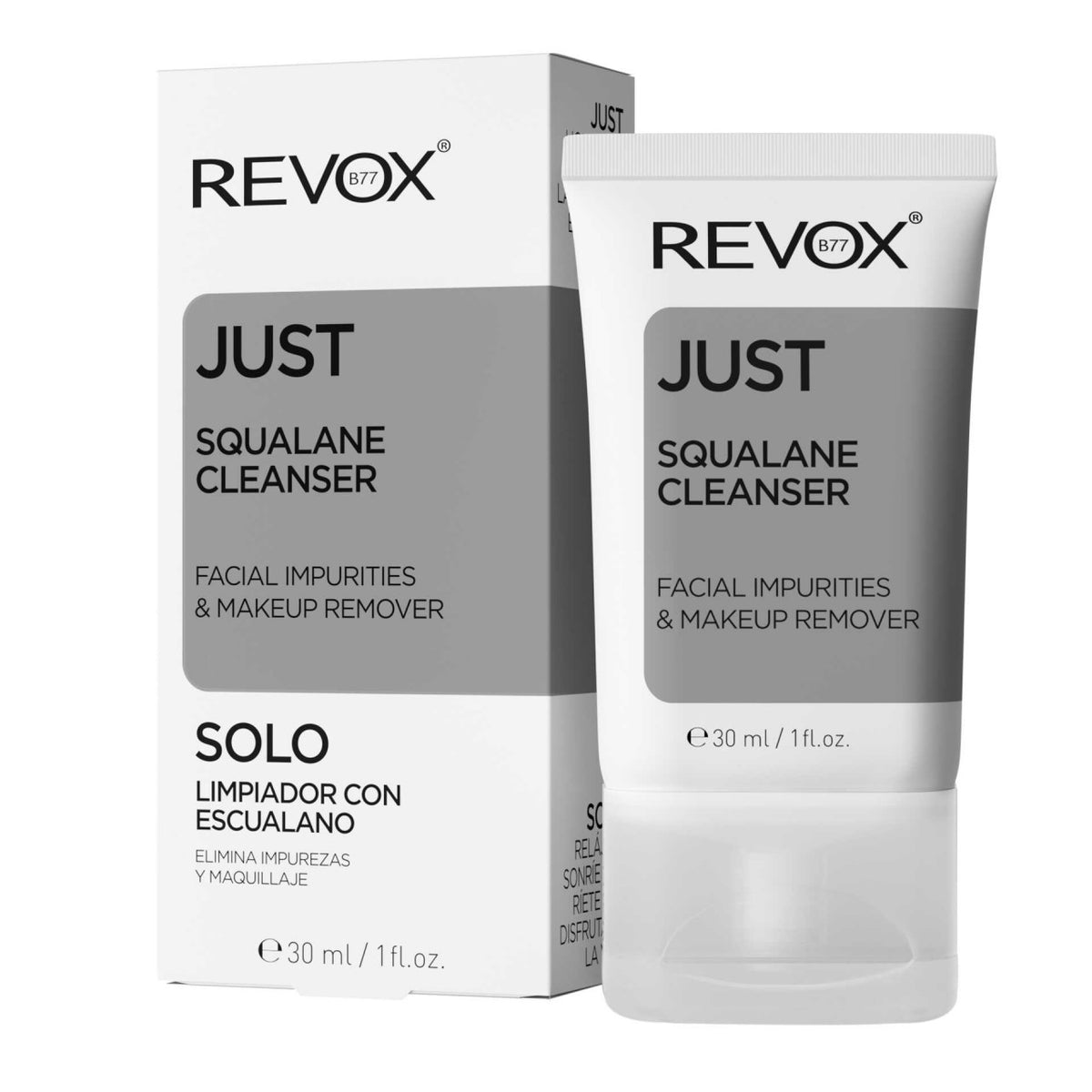 Revox B77 Just Squalane Cleanser Facial Impurities & Makeup Remover 30ml