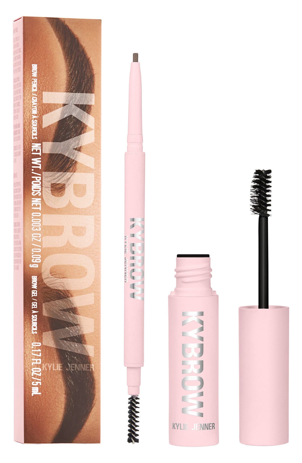 Kylie Cosmetics Kybrow Kit - 003 Cool Brown (Eyebrow Pencil 0.9g - Eyebrow Gel 5ml)