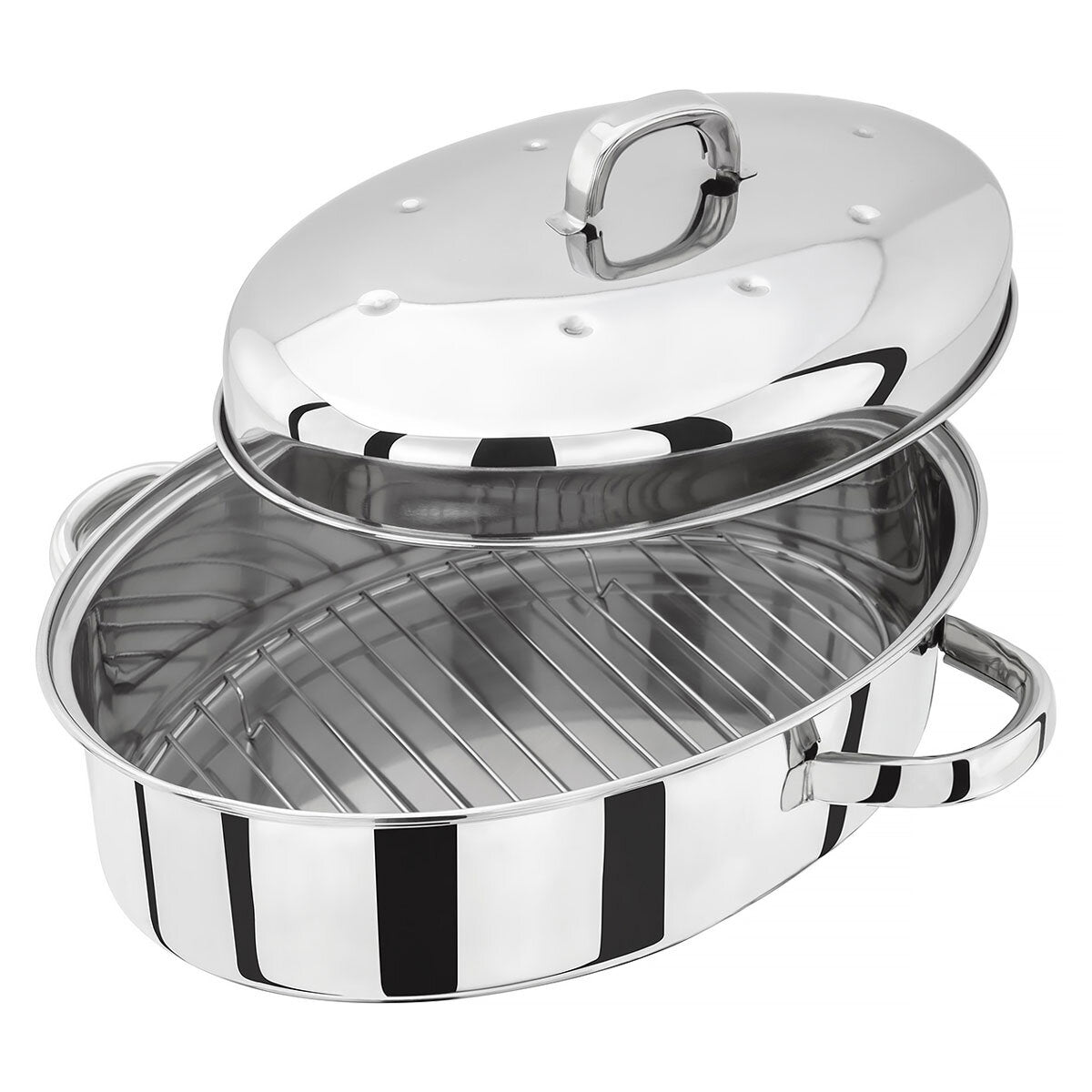 Judge Stainless Steel Oval Roaster & Rack - Sense42 Beauty and Health