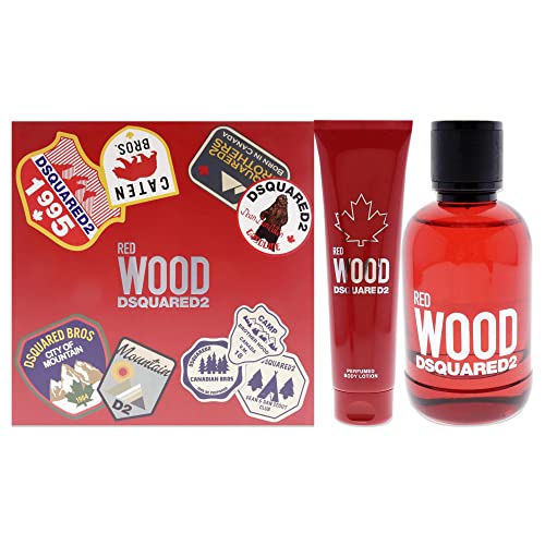 DSquaredÂ² Red Wood Gift Set 100ml EDT + 150ml Body Lotion