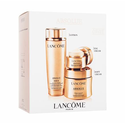 Lancôme Absolue Power Trio Gift Set 150ml Rose Toning Lotion + 60ml Soft Cream + 20ml Eye Cream