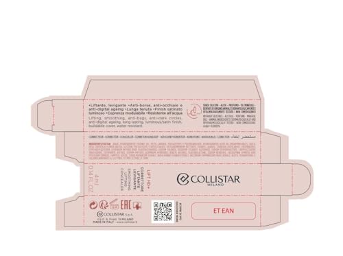 COLLISTAR LIFT HD+ Smoothing Lifting Concealer Nr.0 Avorio 4 ml