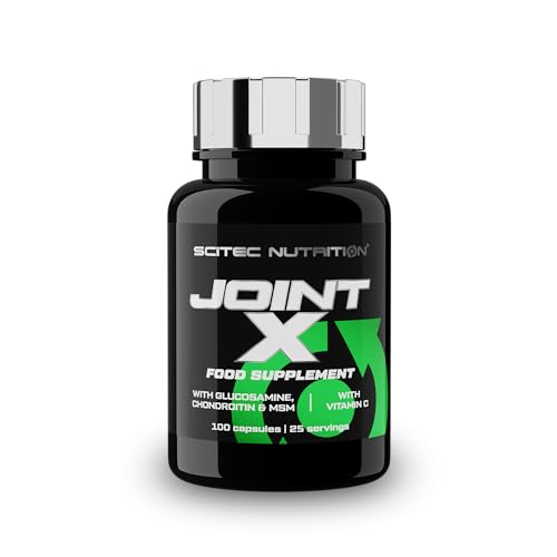 Scitec Nutrition Joint-X, Food Supplement Capsules with glucosamine sulfate, Gelatin, chondroitin Sulphate, msm and Vitamin C, 100 Capsules - Sense42 Beauty and Health