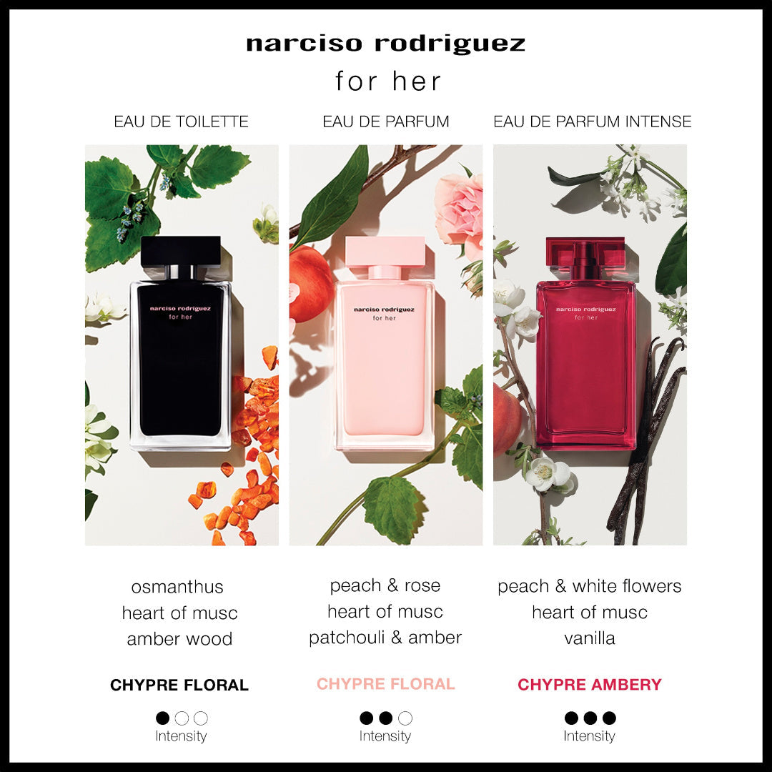 Narciso Rodriguez For Her Eau de Parfum Intense Spray - 30ml - Sense42 Beauty and Health