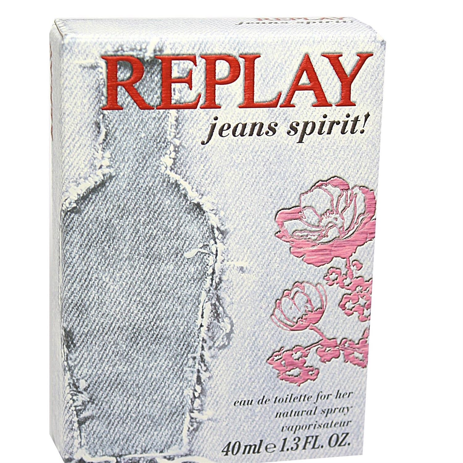 Replay Jeans Spirit! for Her Eau de Toilette 40ml Spray