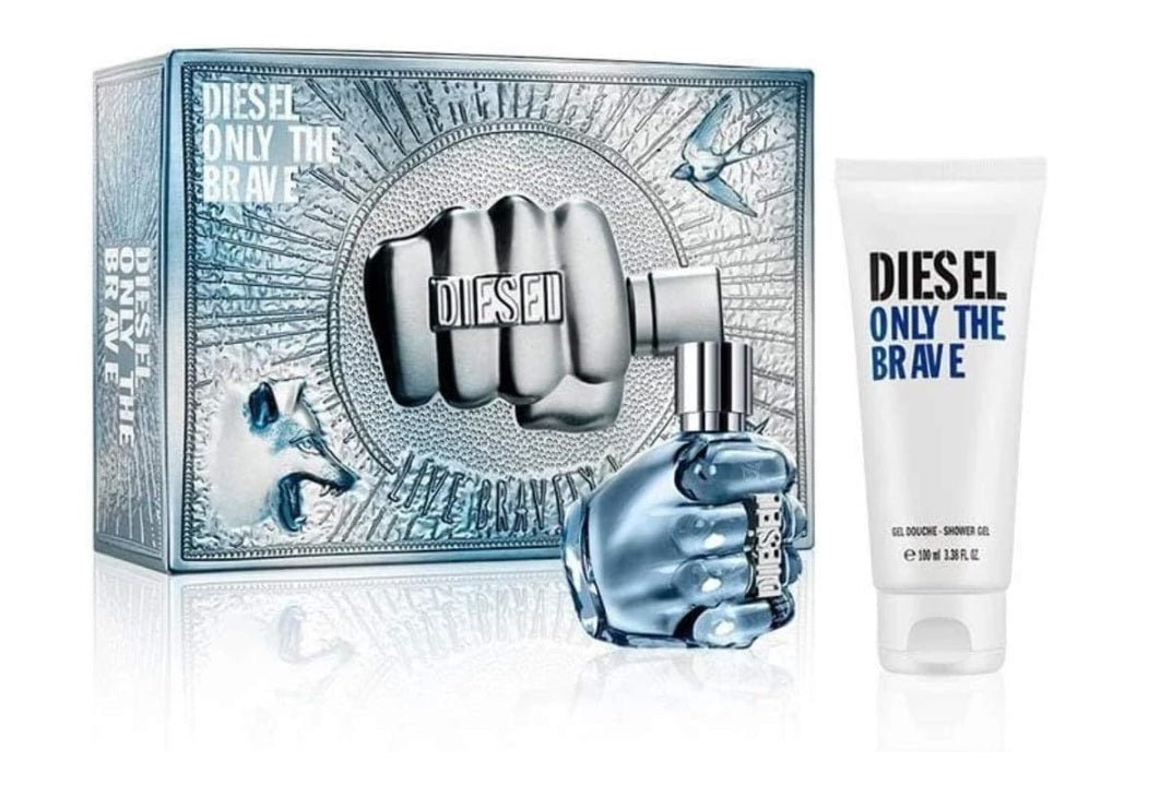 Diesel Only The Brave Gift Set 50ml EDT + 100ml Shower Gel