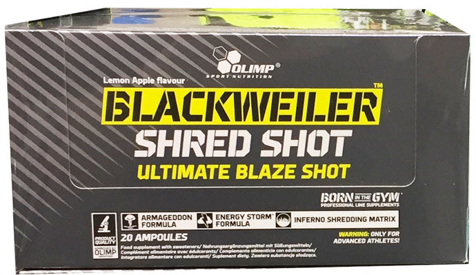 Blackweiler Shred Shot, Lemon Apple - 20 x 60 ml. - Sense42 Beauty and Health
