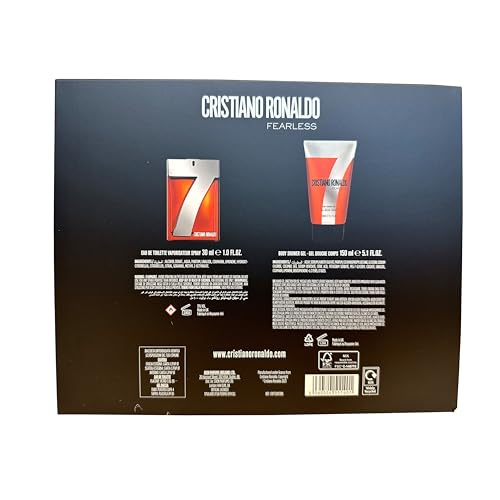 Cristiano Ronaldo Cr7 Fearless 2 Piece Gift Set: Eau de Toilette 30ml - Shower Gel 150ml - Sense42 Beauty and Health