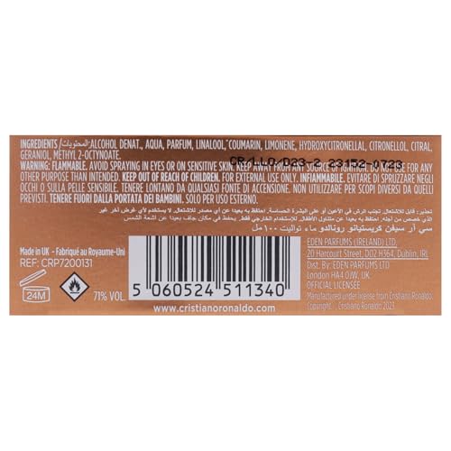 CR7 Cristiano Ronaldo FEARLESS Eau de Toilette 50ml, Perfume for Men - Sense42 Beauty and Health