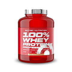 Scitec Nutrition 100% Whey Protein Professional – Enhanced with Extra Amino Acids & Digestive Enzymes – Gluten-Free – Palm Oil Free, 2.35 kg, Peanut Butter