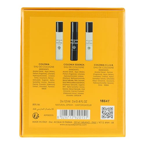 Acqua Di Parma Colonia Discovery Gift - Colonia EDC 12ml + Colonia Essenza EDC 12ml + Colonia C.l.u.b.EDC12ml - Sense42 Beauty and Health