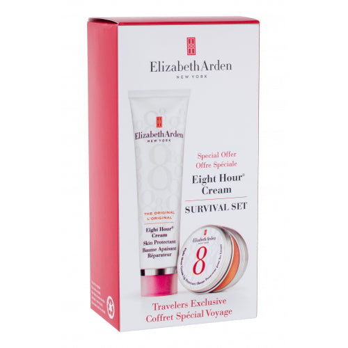 Elizabeth Arden Eight Hour Cream Gift Set 50ml Skin Protectant + 14ml Lip Protectant