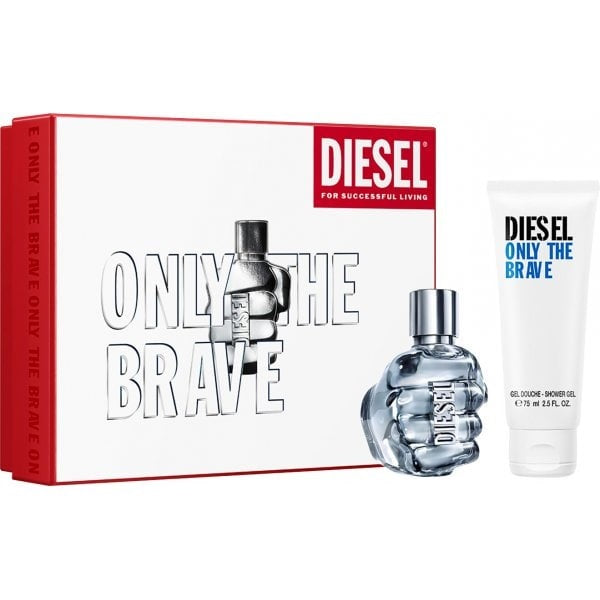 Diesel Only The Brave Gift Set 50ml EDT + 100ml Shower Gel