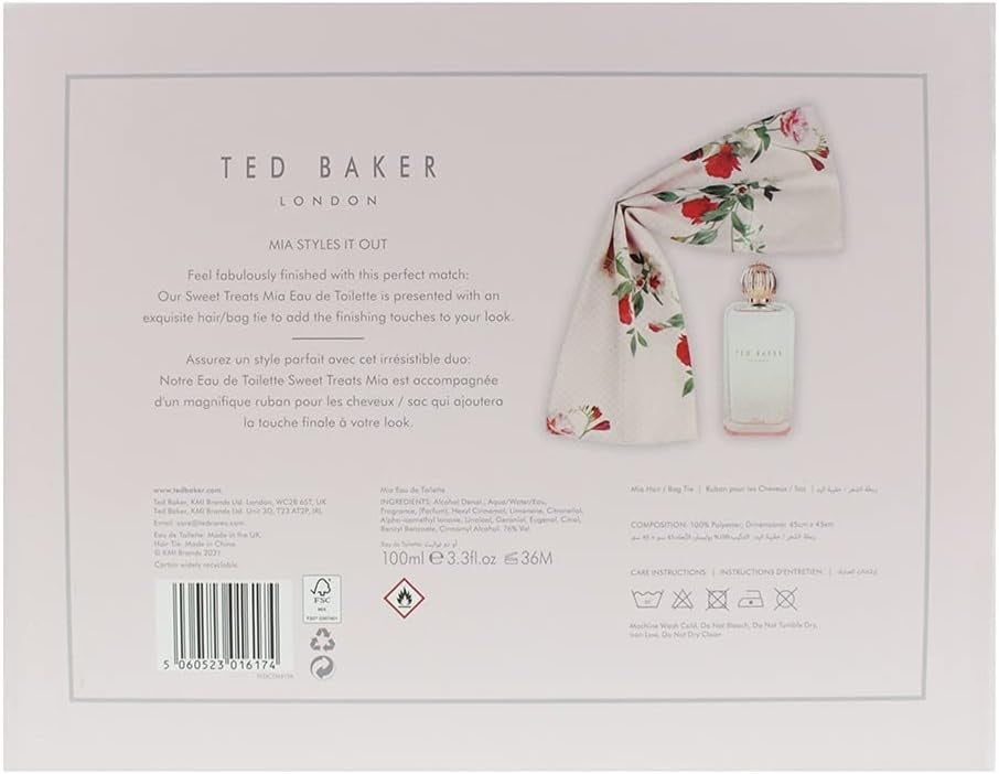 Ted Baker Sweet Treats Mia Gift Set 100ml EDT + Hair Tie