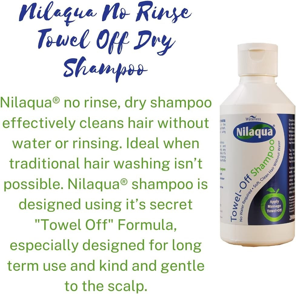 Nilaqua Towel Off No Rinse Shampoo 200ml