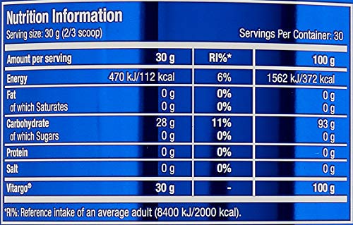 Scitec Nutrition VITAR GO! Carbohydrate Replenishment Formula - 900g, Unflavoured - Sense42 Beauty and Health