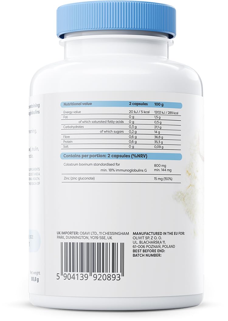 Osavi Colostrum Immuno 800mg - 120 caps
