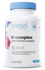 Osavi B-Complex with Choline & Inositol - 120 vegan caps