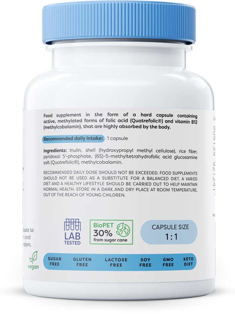 Osavi MethylFolate & Methyl-B12 - 60 vegan caps