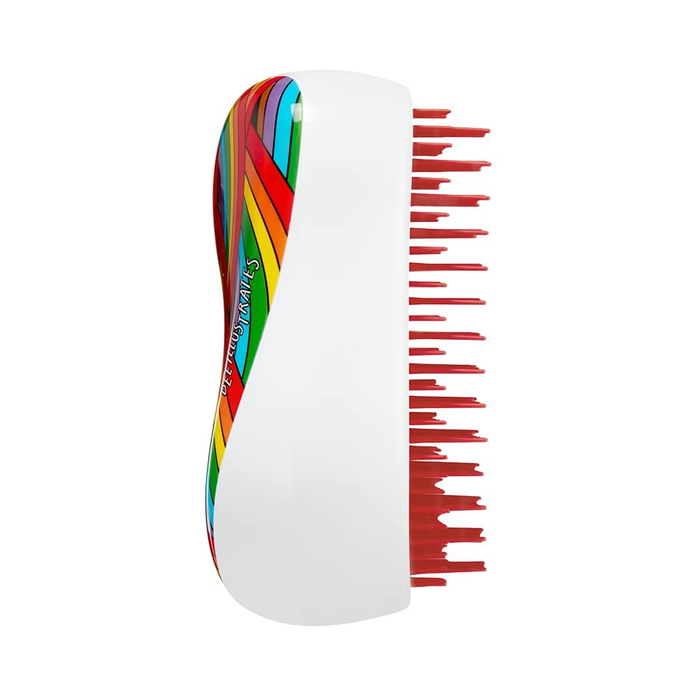 Tangle Teezer | The Compact Styler Detangling Hairbrush for Wet & Dry Hair | Perfect for Traveling & On The Go (Pride) - Sense42 Beauty and Health
