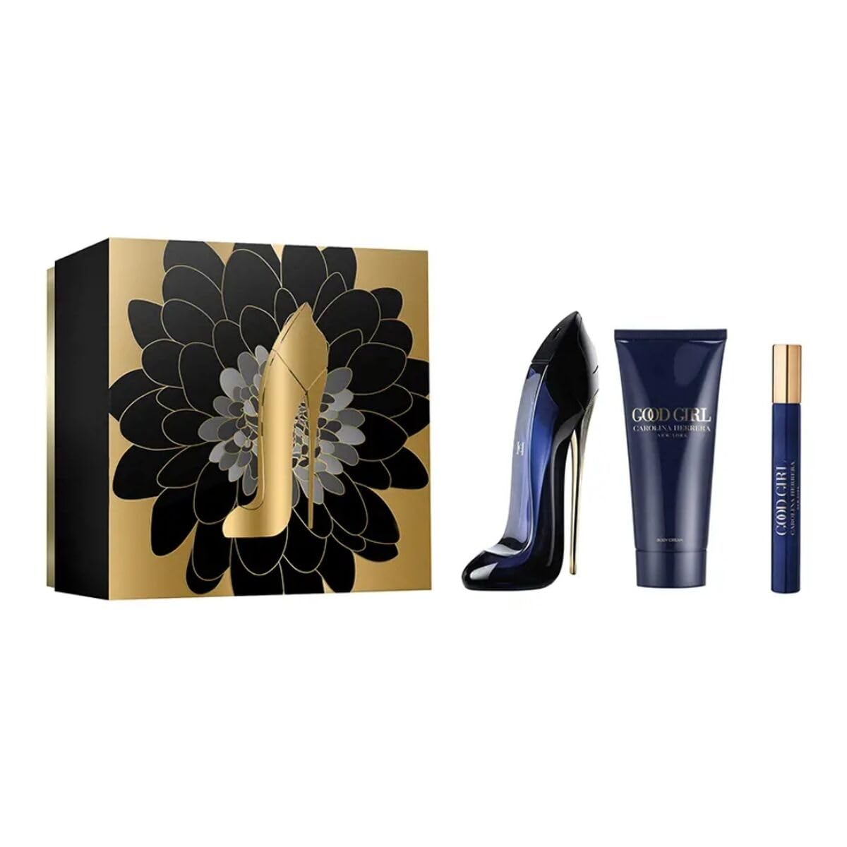HERRERA GOOD GIRL SET : EDP SPRAY 80ML, BODY LOTION 100ML + EDP SPRAY 10ML - Sense42 Beauty and Health
