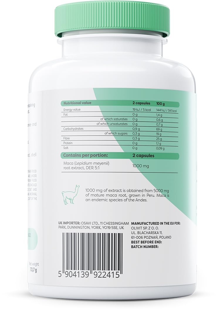 Osavi Maca 1000mg - 120 vegan caps