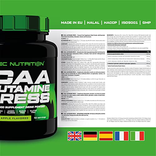 Scitec Nutrition BCAA + Glutamine Xpress Powder - 600g, Apple - Sense42 Beauty and Health