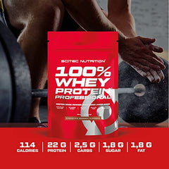 Scitec Nutrition 100% Whey Protein Professional – Enhanced with Extra Amino Acids & Digestive Enzymes – Gluten-Free – Palm Oil Free, 500 g, Pistachio-White Chocolate