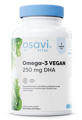 Osavi Omega-3 Vegan 250mg DHA - 120 vegan softgels