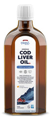 Osavi Norwegian Cod Liver Oil 1000mg Omega 3 (Orange) - 250 ml.