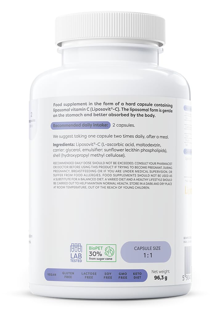 Osavi Liposomal Vitamin C 1000mg - 120 vcaps