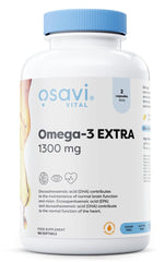 Osavi Omega-3 Extra Molecularly Distilled 1300mg (Lemon) - 180 softgels